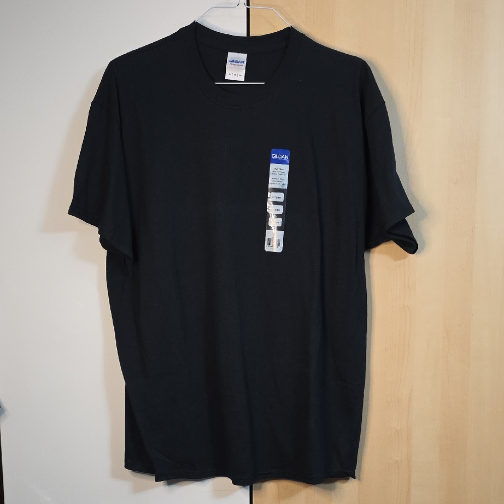 Gildan‎ Men's Black Short Sleeve Tee, XL/TG/EG NWOT